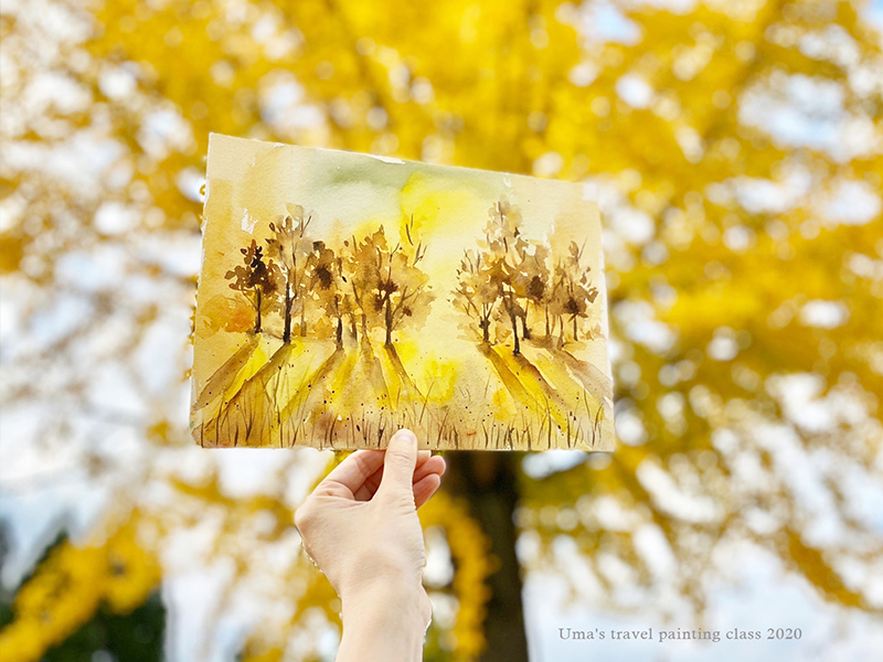 Uma’s旅行風景畫畫課